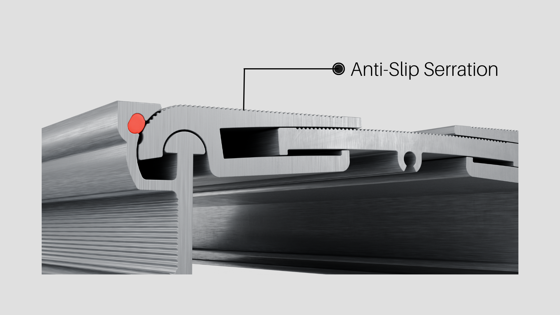 Anti-slip Serration
