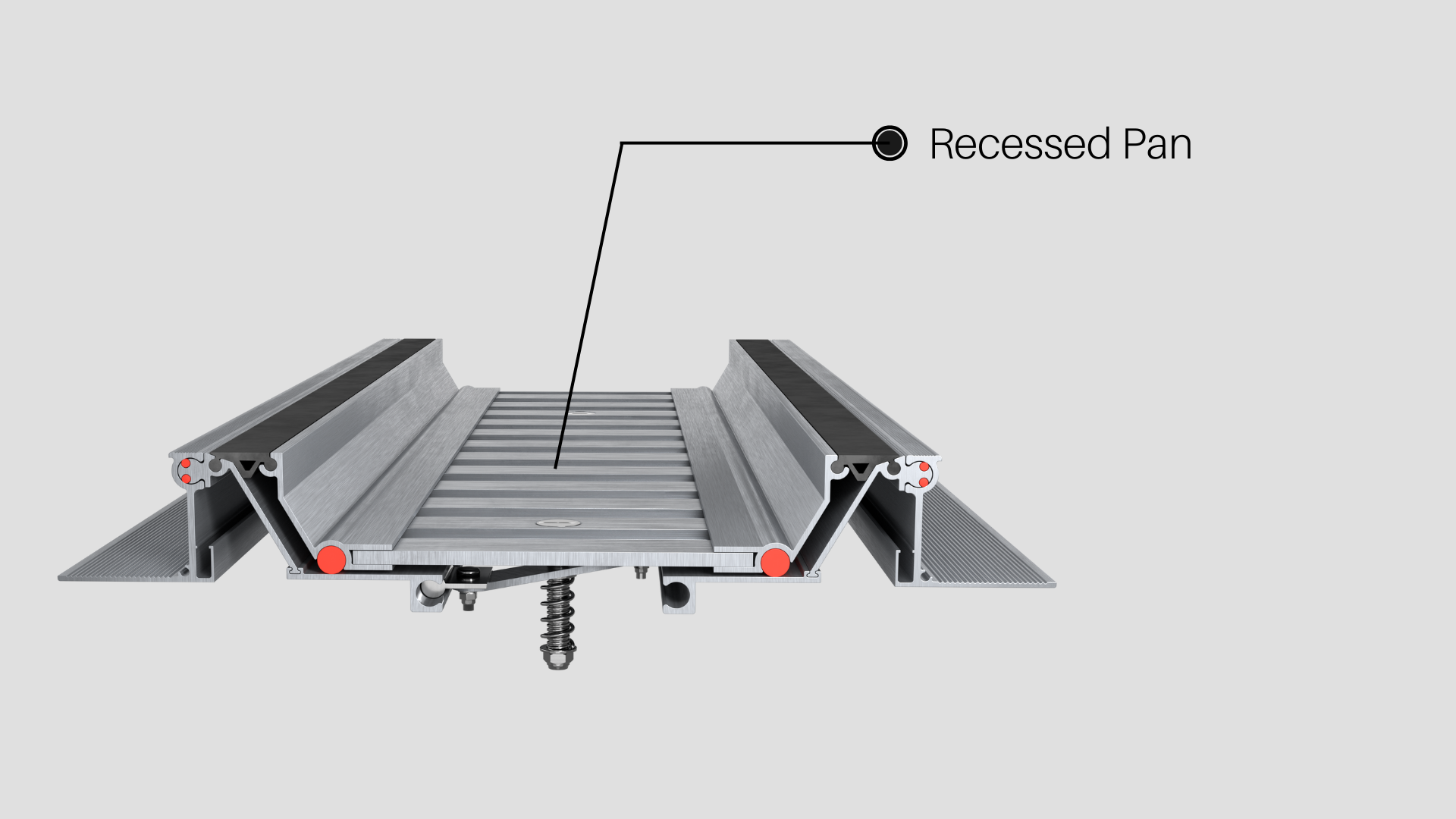 Customizable Recessed Pan for Floor Finishes