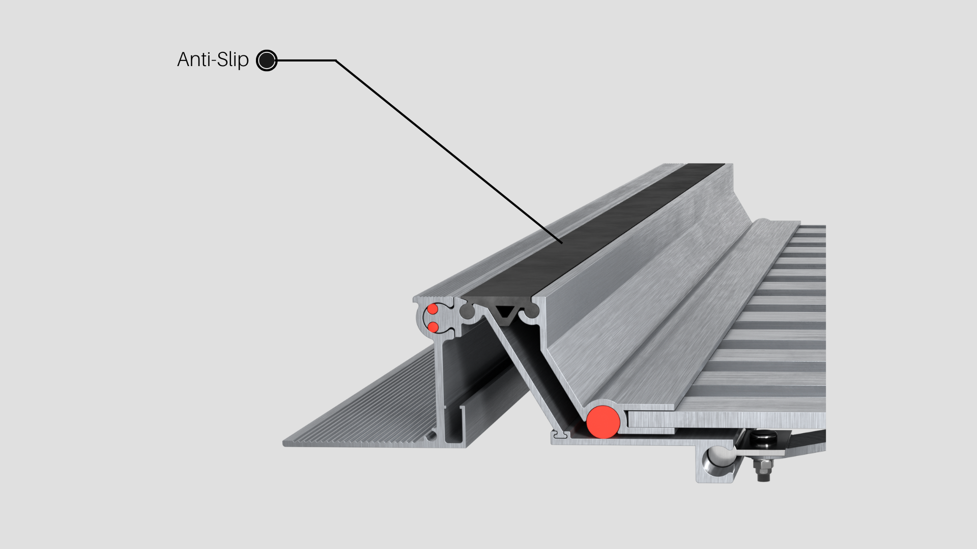 Anti-slip Serration
