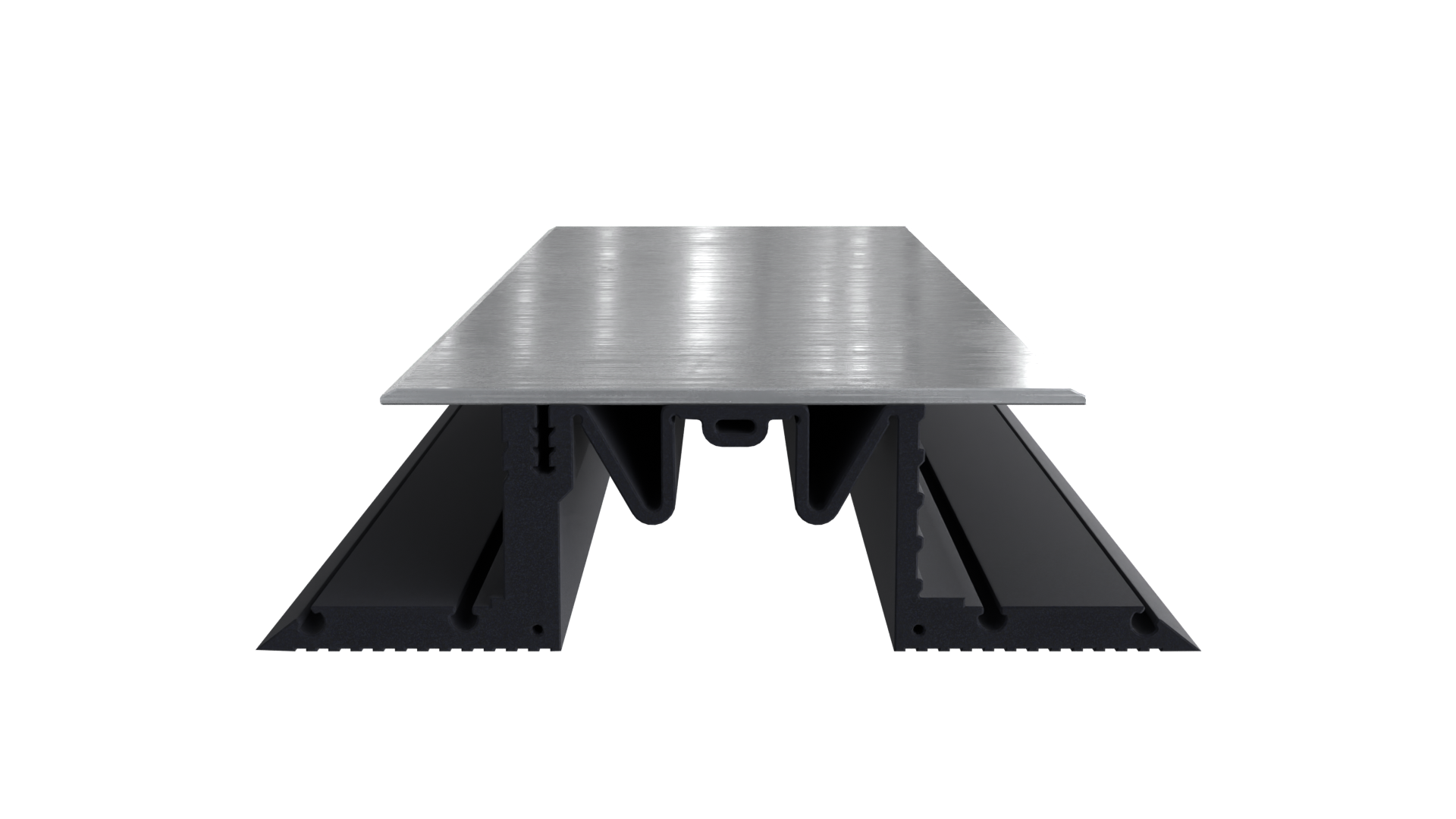 Hybrid Aluminum-Rubber Watertight Expansion Joint Cover - Engineered for Puncture Resistance & Acoustic Control