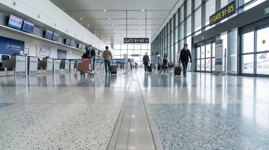 Floor expansion joint covers