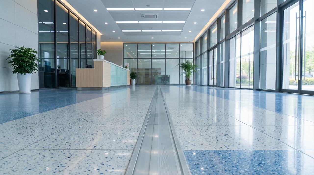 Tile trims, movement joints, stair nosing and matting
