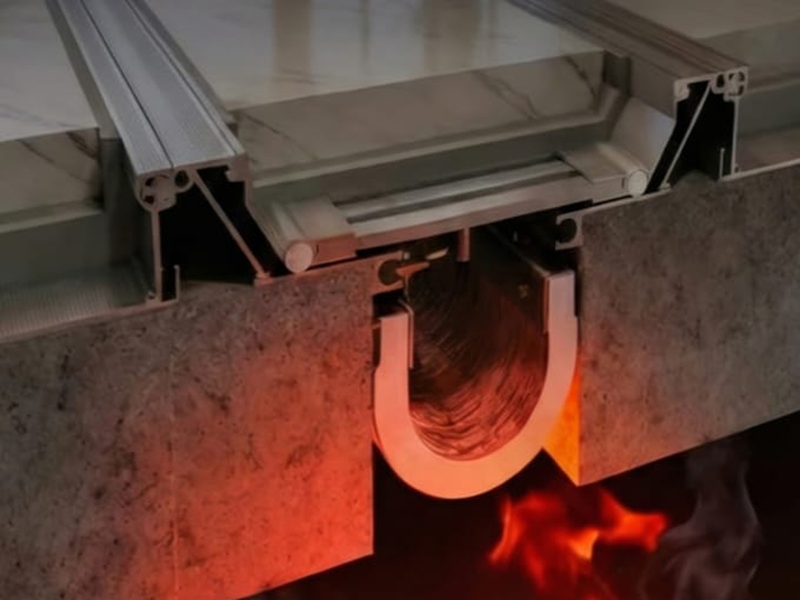D3200 expansion joint with fire-barrier option