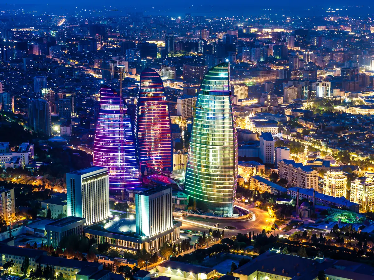 Flame Towers, Baku, Azerbaijan