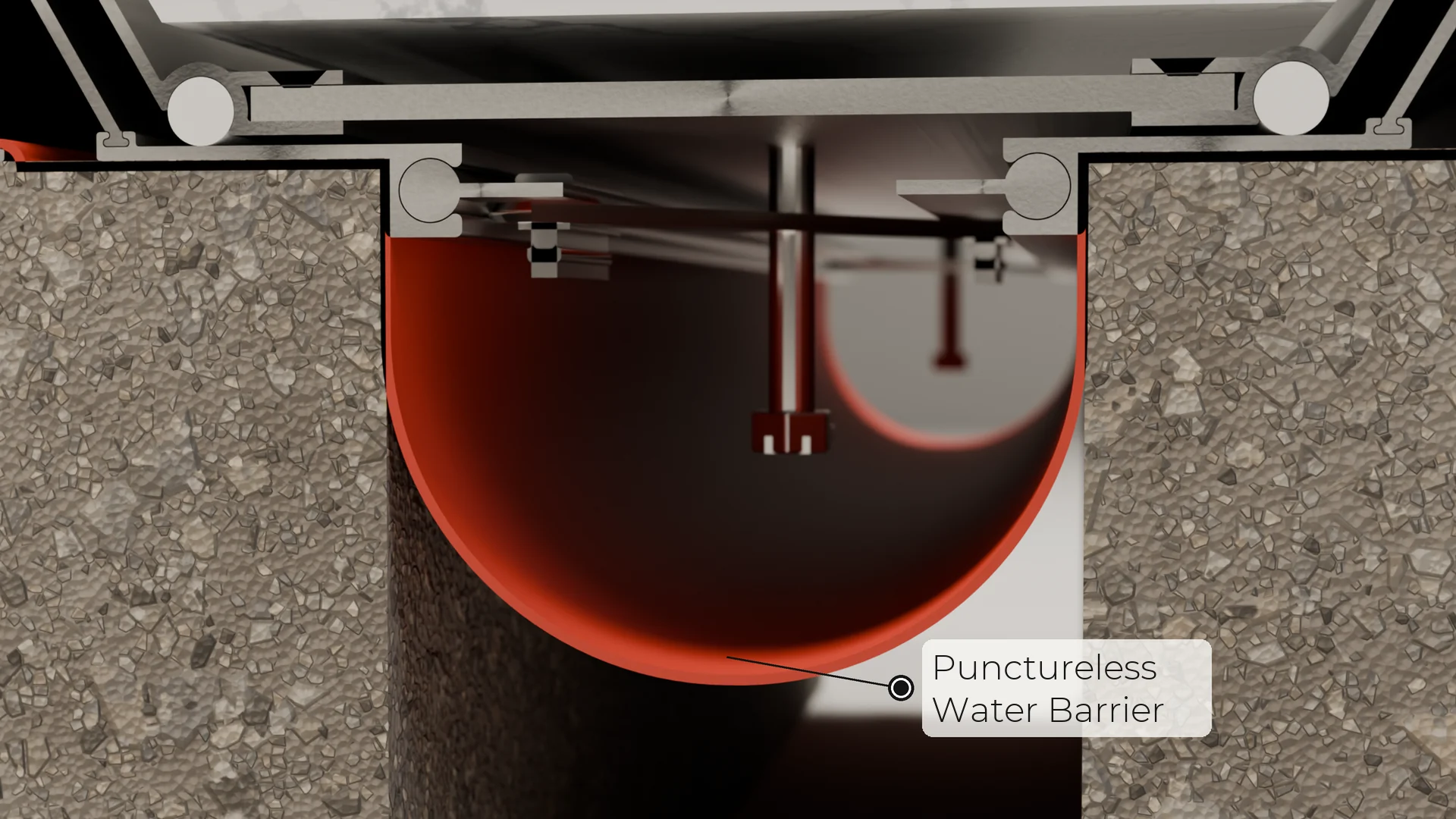Punctureless Water Barrier Integration