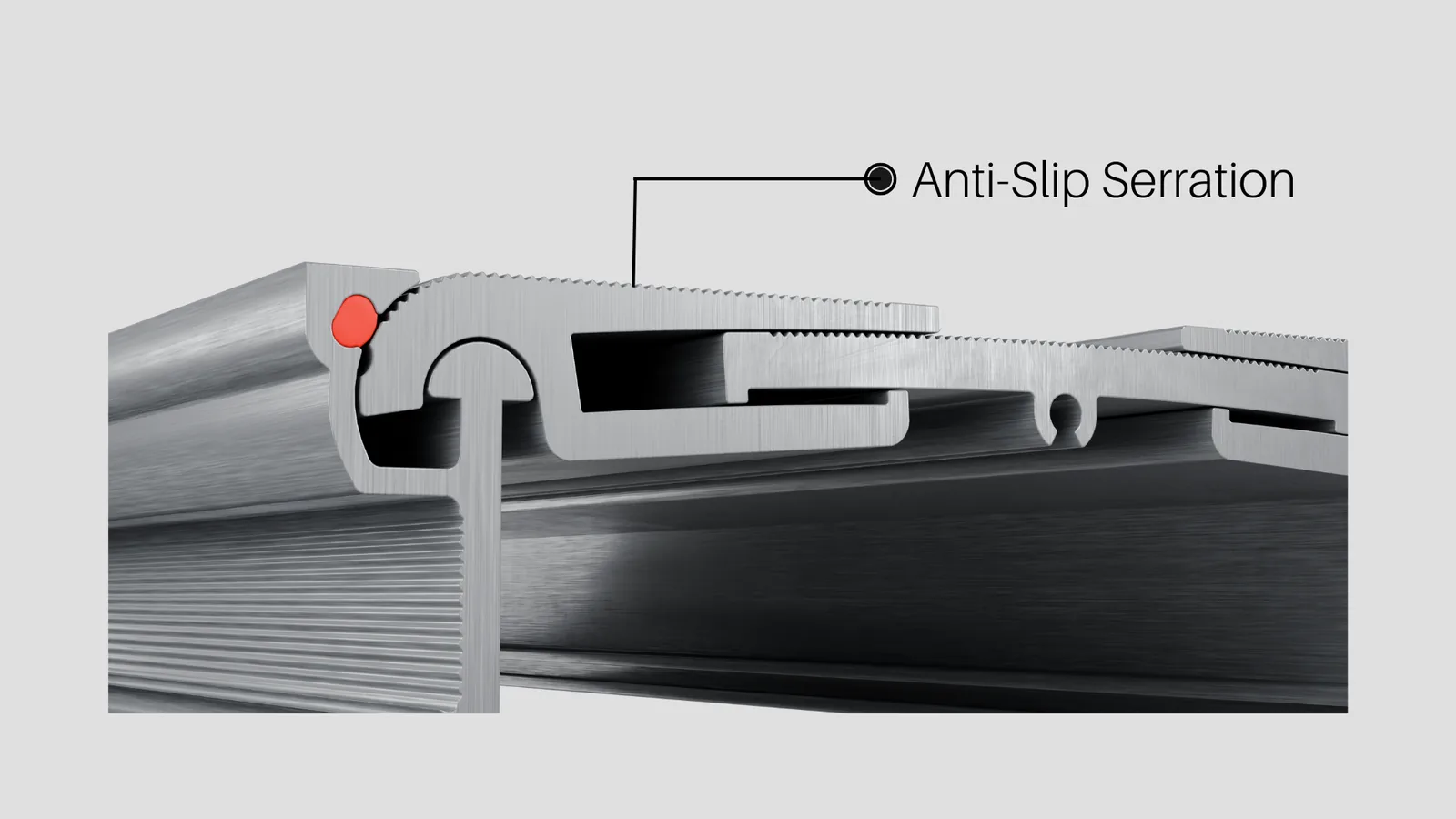 Anti-slip Serration